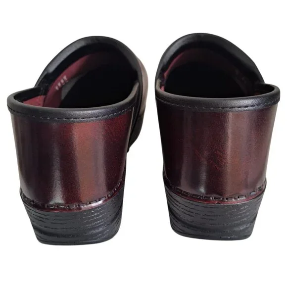 Dansko Women's Professional Work Nurse Clog Cordovan Cabrio Leather Size 41 - Picture 4 of 8